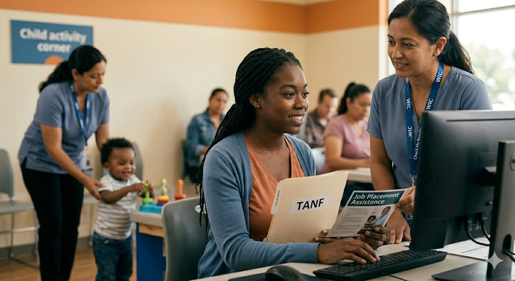 People getting help with TANF